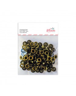 PACK OJALILLOS COLOR BRONCE 5MM X 100 ARTESANA TALLER