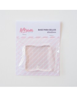 BASE PARA SELLOS 6x6 ARTESANA TALLER 2