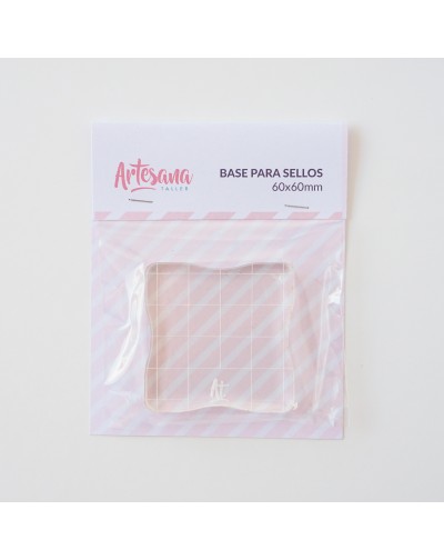 BASE PARA SELLOS 6x6 ARTESANA TALLER