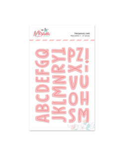 TROQUEL ABECEDARIO 1 27 PIEZAS ARTESANA TALLER