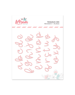 TROQUEL ABECEDARIO 2 26 PIEZAS ARTESANA TALLER