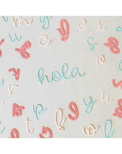 TROQUEL ABECEDARIO 2 26 PIEZAS ARTESANA TALLER