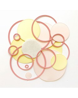 TROQUEL CIRCULOS PUNTEADOS 11 PIEZAS ARTESANA TALLER 2