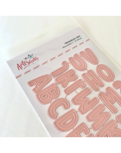 TROQUEL ABECEDARIO 1 27 PIEZAS ARTESANA TALLER