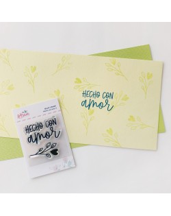 SELLO ACRILICO HECHO CON AMOR 3 ARTESANA TALLER 2