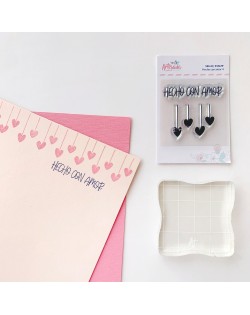 SELLO ACRILICO HECHO CON AMOR 4 ARTESANA TALLER 2