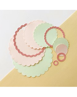 TROQUEL CIRCULOS ONDEADOS SCALLOP 10 PIEZAS ARTESANA TALLER 2