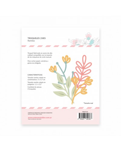 TROQUEL RAMITAS ARTESANA TALLER