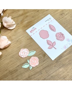 TROQUEL ROSA CALADA ARTESANA TALLER 2