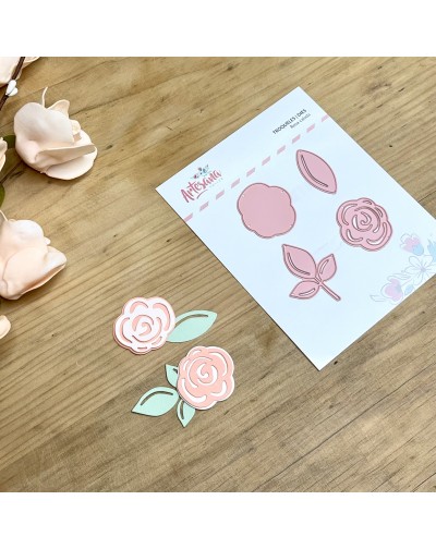 TROQUEL ROSA CALADA ARTESANA TALLER