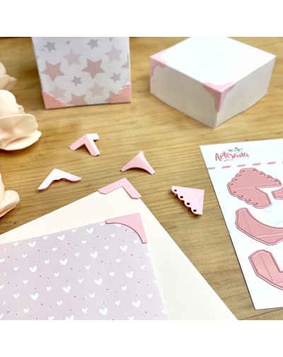 TROQUEL ESQUINEROS 2D Y 3D ARTESANA TALLER