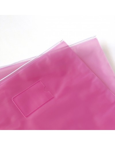 SOBRE PLASTICO 33x33cm ARTESANA TALLER