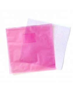 SOBRE PLASTICO 33x33cm ARTESANA TALLER