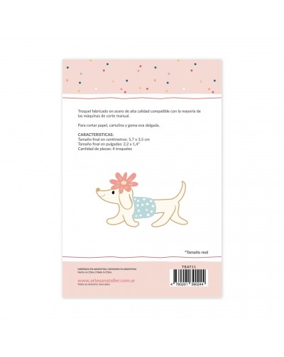 TROQUEL PERRO SALCHICHA PIDE UN DESEO MAS ARTESANA TALLER