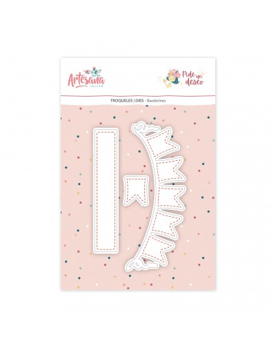 TROQUEL BANDERINES PIDE UN DESEO MAS ARTESANA TALLER