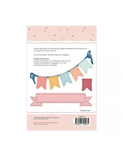 TROQUEL BANDERINES PIDE UN DESEO MAS ARTESANA TALLER