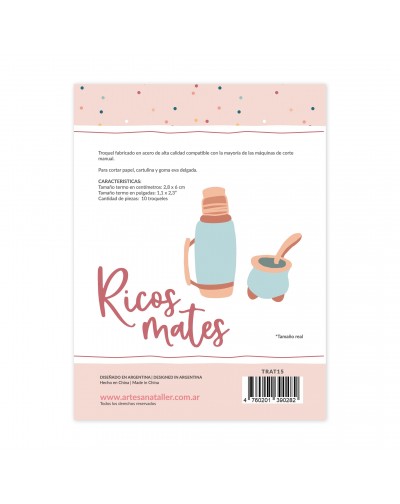TROQUEL RICOS MATES PIDE UN DESEO MAS ARTESANA TALLER
