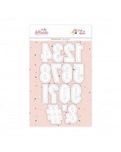 TROQUEL NUMEROS DOBLES PIDE UN DESEO MAS ARTESANA TALLER