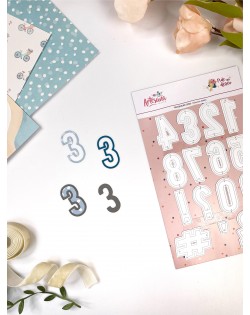 TROQUEL NUMEROS DOBLES PIDE UN DESEO MAS ARTESANA TALLER 2