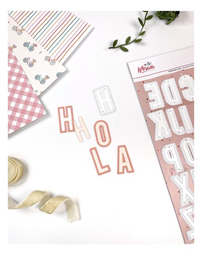 TROQUEL LETRAS DOBLES PIDE UN DESEO MAS ARTESANA TALLER