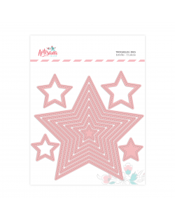 TROQUEL ESTRELLAS 11 PIEZAS ARTESANA TALLER