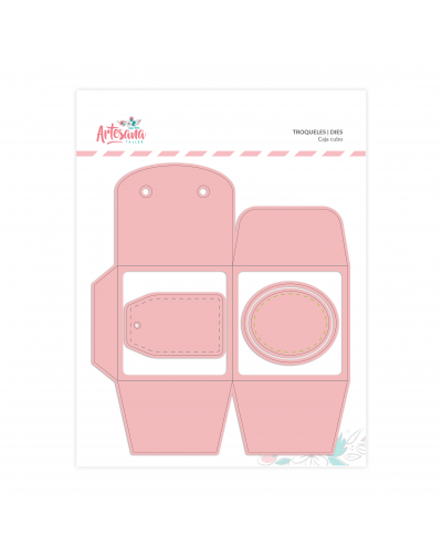 TROQUEL CAJA CUBO ARTESANA TALLER