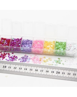 BOX CONTENIDO SHAKER MINI 7 COLORES ARTESANA TALLER 2