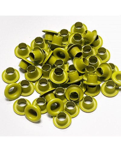 OJALILLOS VERDE MANZANA 5MM x50u. ARTESANA TALLER