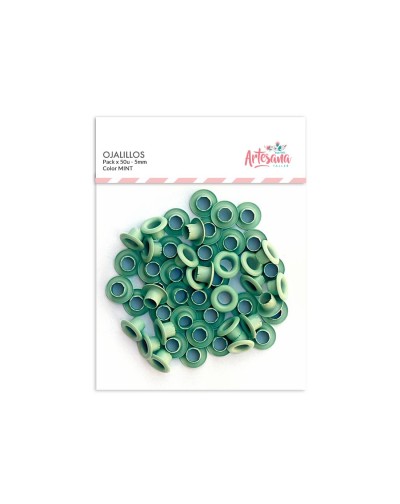 OJALILLOS MINT 5MM x50u. ARTESANA TALLER