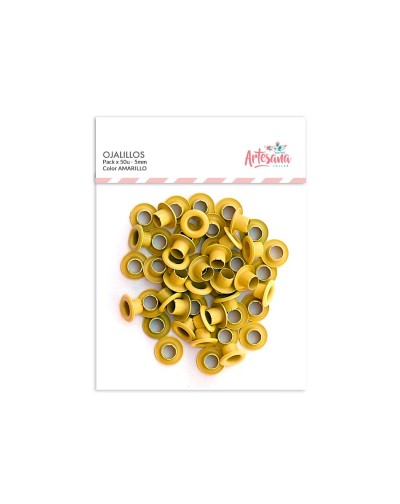 OJALILLOS AMARILLO 5MM x50u. ARTESANA TALLER