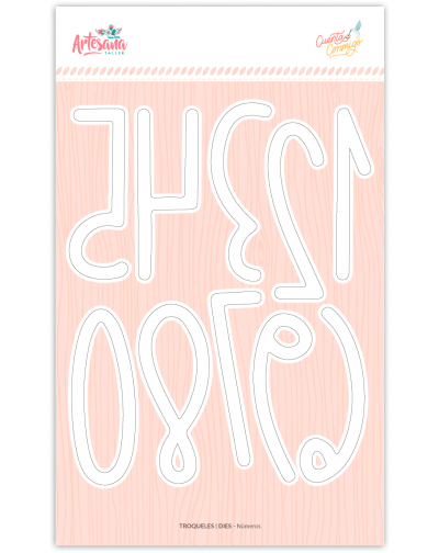 TROQUEL NUMEROS CUENTA CONMIGO ARTESANA TALLER
