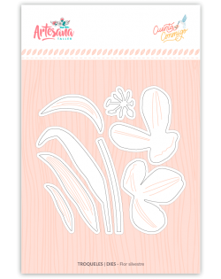 TROQUEL FLOR SILVESTRE CUENTA CONMIGO ARTESANA TALLER