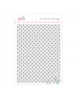 CARPETA DE EMBOSSING PUNTITOS ARTESANA TALLER