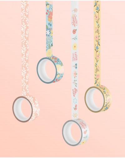 SET WASHI TAPES CUENTA CONMIGO ARTESANA TALLER