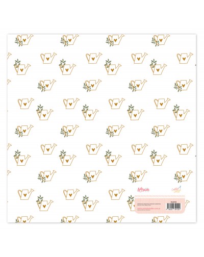 VELLUM CON FOIL REGADERAS CUENTA CONMIGO ARTESANA TALLER