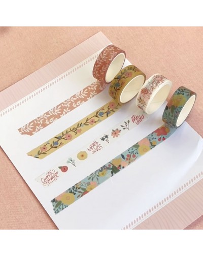 SET WASHI TAPES CUENTA CONMIGO ARTESANA TALLER