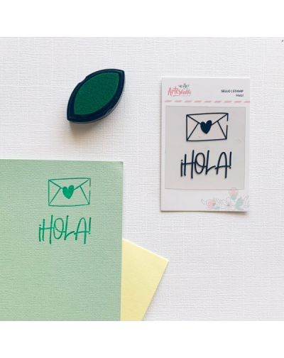 SELLO ACRILICO ¡HOLA! ARTESANA TALLER
