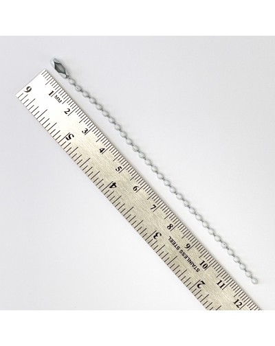 CADENAS METALICAS COLOR GRIS CLARO X5 U ARTESANA TALLER