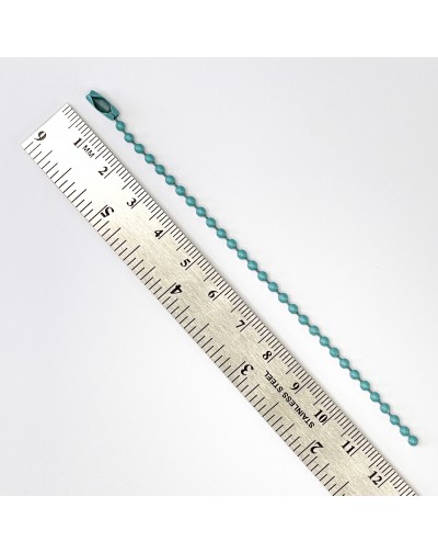 CADENAS METALICAS COLOR TURQUESA X 5 U ARTESANA TALLER