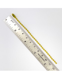 CADENAS METALICAS COLOR AMARILLO X 5 U ARTESANA TALLER 2