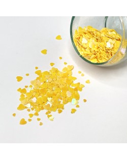 CONTENIDO SHAKER CORAZON AMARILLO ARTESANA TALLER