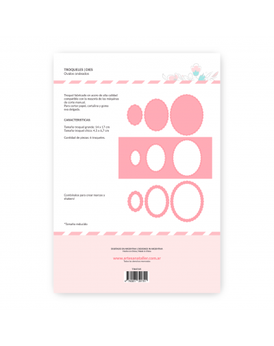 TROQUEL OVALOS ONDEADOS ARTESANA TALLER