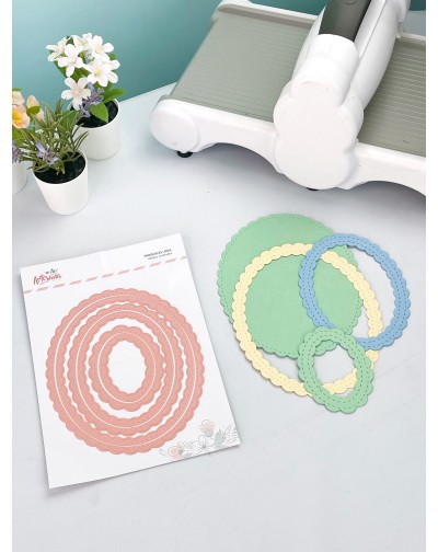 TROQUEL OVALOS ONDEADOS ARTESANA TALLER