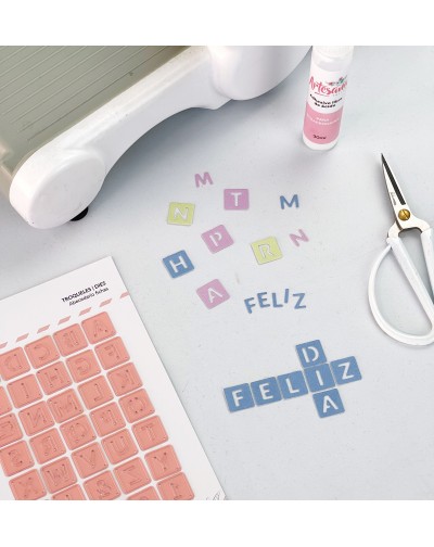 TROQUEL ABECEDARIO FICHAS ARTESANA TALLER