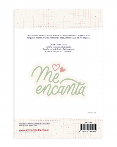 TROQUEL ME ENCANTA CON MIS MANOS ARTESANA TALLER
