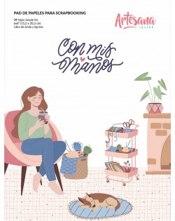 PAD DE PAPELES 6x8" 34 HOJAS SIMPLE FAZ CON MIS MANOS...