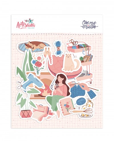 DIE CUTS ILUSTRACIONES CON MIS MANOS ARTESANA TALLER