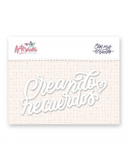 TITULO DE METACRILATO CREANDO RECUERDOS CON MIS MANOS...