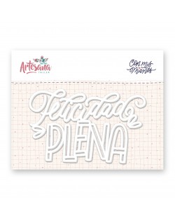 TITULO DE METACRILATO FELICIDAD PLENA CON MIS MANOS...