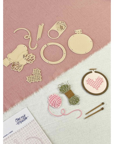 TROQUEL TEJIDO Y BORDADO CON MIS MANOS ARTESANA TALLER